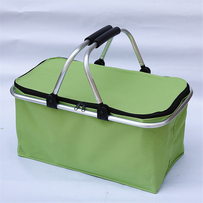 Insulated Picnic Basket with Handles