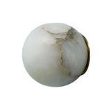 Japandi Marble Orb Wall Sconce LED