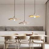 Japanese Cement Flower Pendant Light