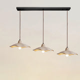 Japanese Cement Flower Pendant Light