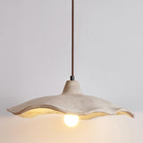 Japanese Cement Flower Pendant Light