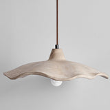 Japanese Cement Flower Pendant Light