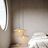 Japanese Cement Flower Pendant Light