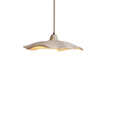 Japanese Cement Flower Pendant Light