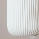 Japanese Ceramic Pleated Pendant with LED