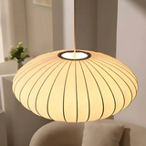 Japanese Fabric Round Pendant Light