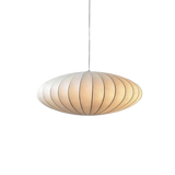 Japanese Fabric Round Pendant Light