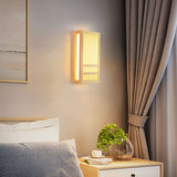 Japanese Solid Wood LED Wall Light