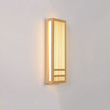 Japanese Solid Wood LED Wall Light