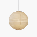 Japanese Washi Paper Globe Pendant Light