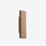 Japanese Wood Rectangular LED Wall Light