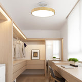 Japanese Wood Round LED Ceiling Light