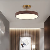 Japanese Wood Round LED Ceiling Light