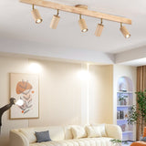 Japanese Wooden Adjustable LED Spotlight
