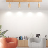 Japanese Wooden Adjustable LED Spotlight