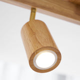 Japanese Wooden Adjustable LED Spotlight