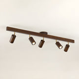 Japanese Wooden Adjustable LED Spotlight