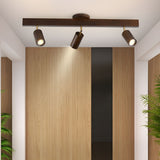 Japanese Wooden Adjustable LED Spotlight