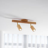 Japanese Wooden Adjustable LED Spotlight