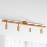 Japanese Wooden Adjustable LED Spotlight