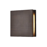 Japanese Wooden Square LED Wall Sconce