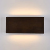 Japanese Wooden Square LED Wall Sconce