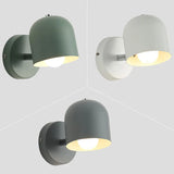 Macaron Dome Wall Sconce with LED Light