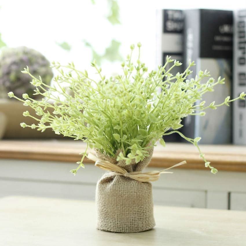Magnetic Mini Planters Fabric Wrapped Base