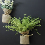 Magnetic Mini Planters Fabric Wrapped Base