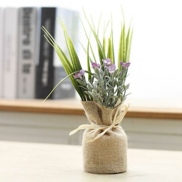 Magnetic Mini Planters Fabric Wrapped Base