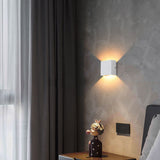 Matte Aluminum Square LED Wall Sconce