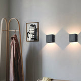 Matte Aluminum Square LED Wall Sconce