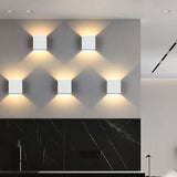Matte Aluminum Square LED Wall Sconce