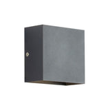 Matte Aluminum Square LED Wall Sconce