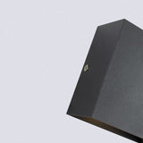 Matte Aluminum Square LED Wall Sconce