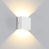 Matte Aluminum Square LED Wall Sconce