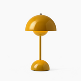 Matte Iron Dome Table Lamp with Touch LED