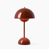 Matte Iron Dome Table Lamp with Touch LED