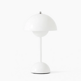 Matte Iron Dome Table Lamp with Touch LED