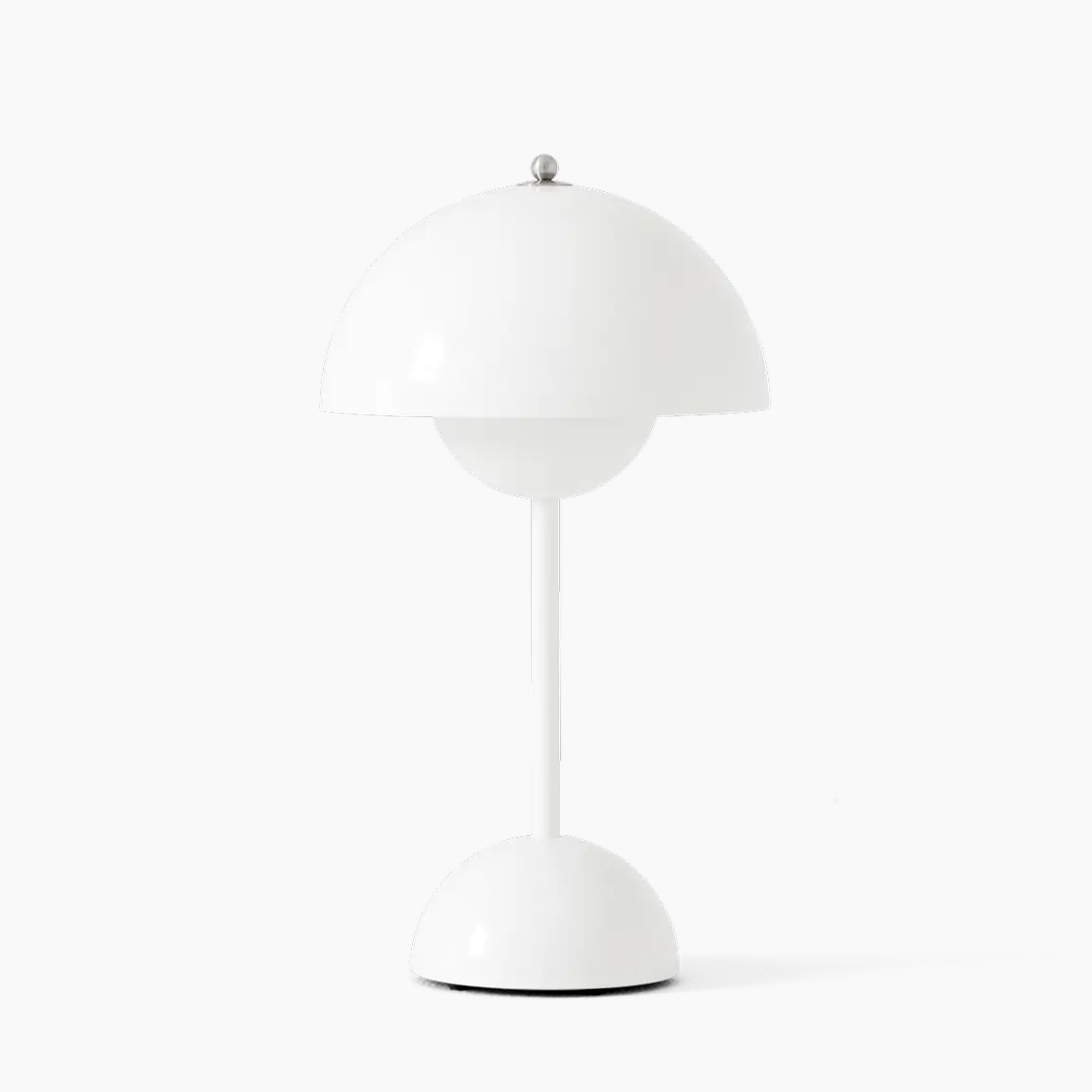 Matte Iron Dome Table Lamp with Touch LED
