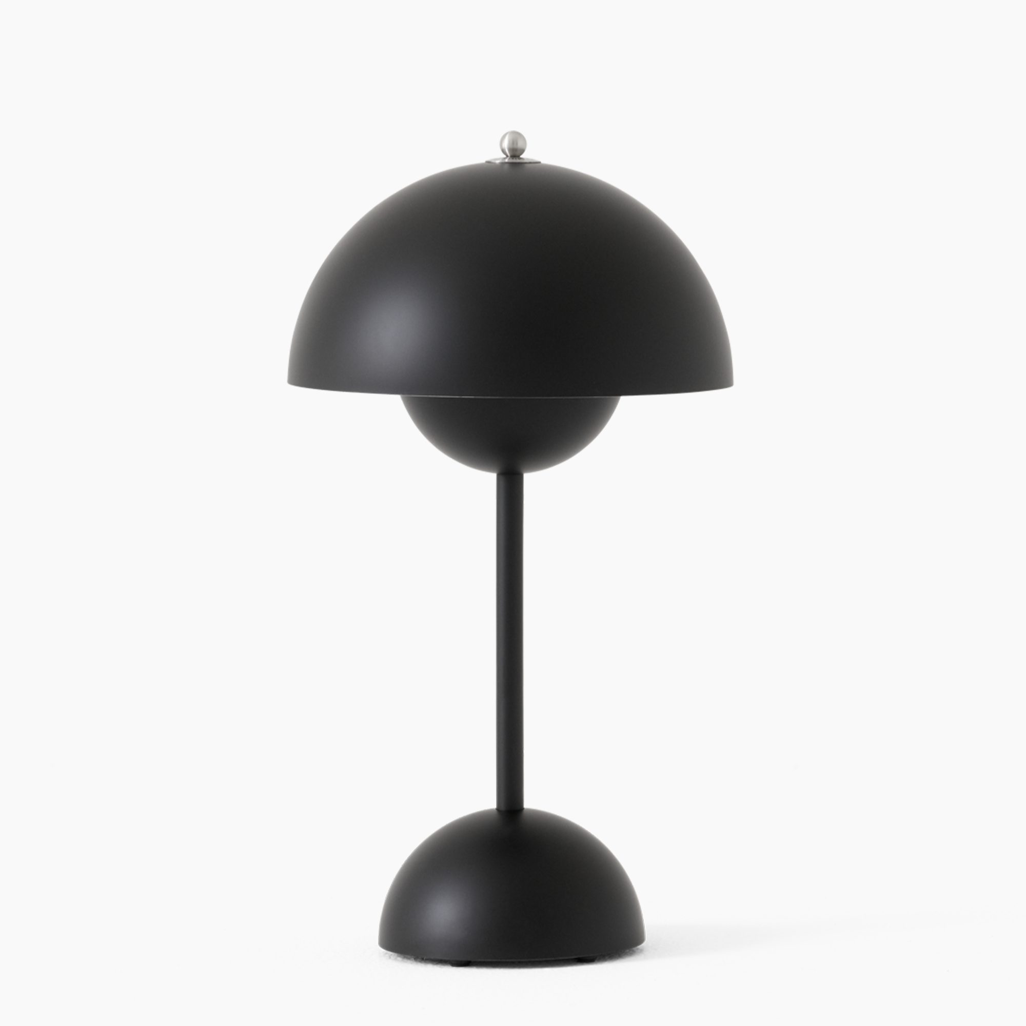 Matte Iron Dome Table Lamp with Touch LED