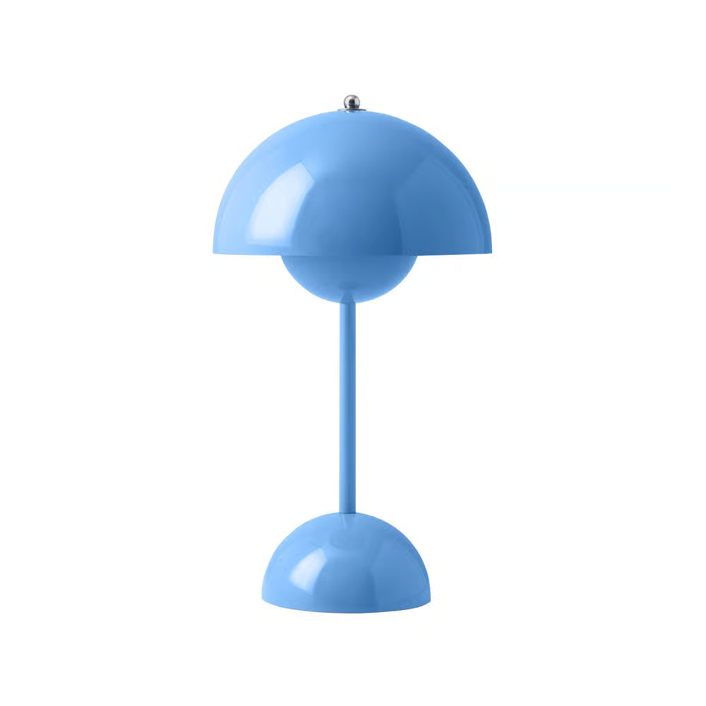 Matte Iron Dome Table Lamp with Touch LED