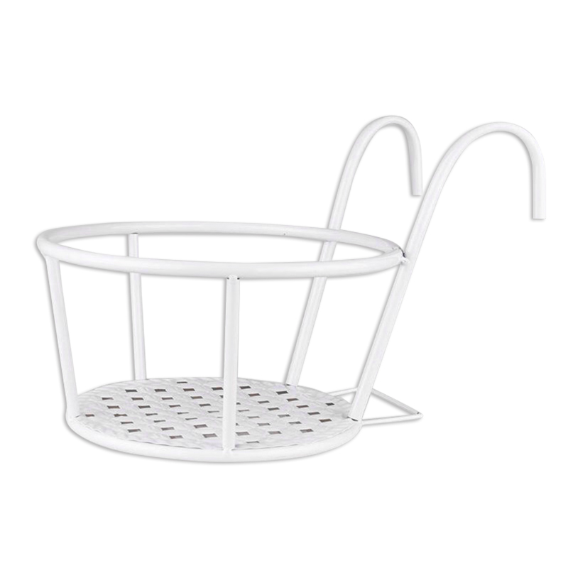 Metal Hanging Plant Basket with Double Hook