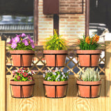 Metal Hanging Plant Basket with Double Hook