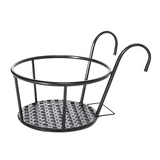 Metal Hanging Plant Basket with Double Hook