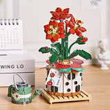 Micro Block Strawberry Pot Building Display