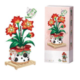 Micro Block Strawberry Pot Building Display