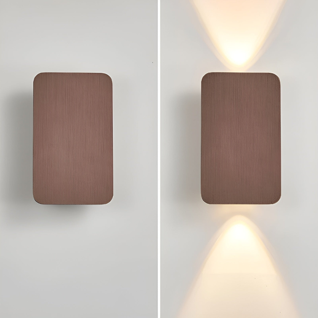 Minimalist Aluminium Dual LED Wall Sconce