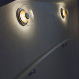 Minimalist Brass Glass Round Wall Sconce LED
