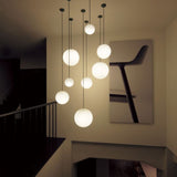 Minimalist Brass Globe Glass Pendant